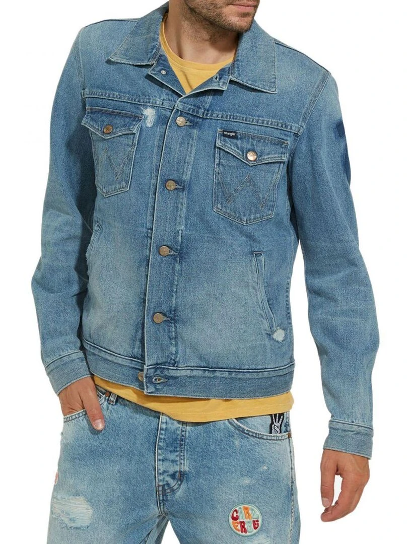 Vetse en jeans Wrangler   Bleu