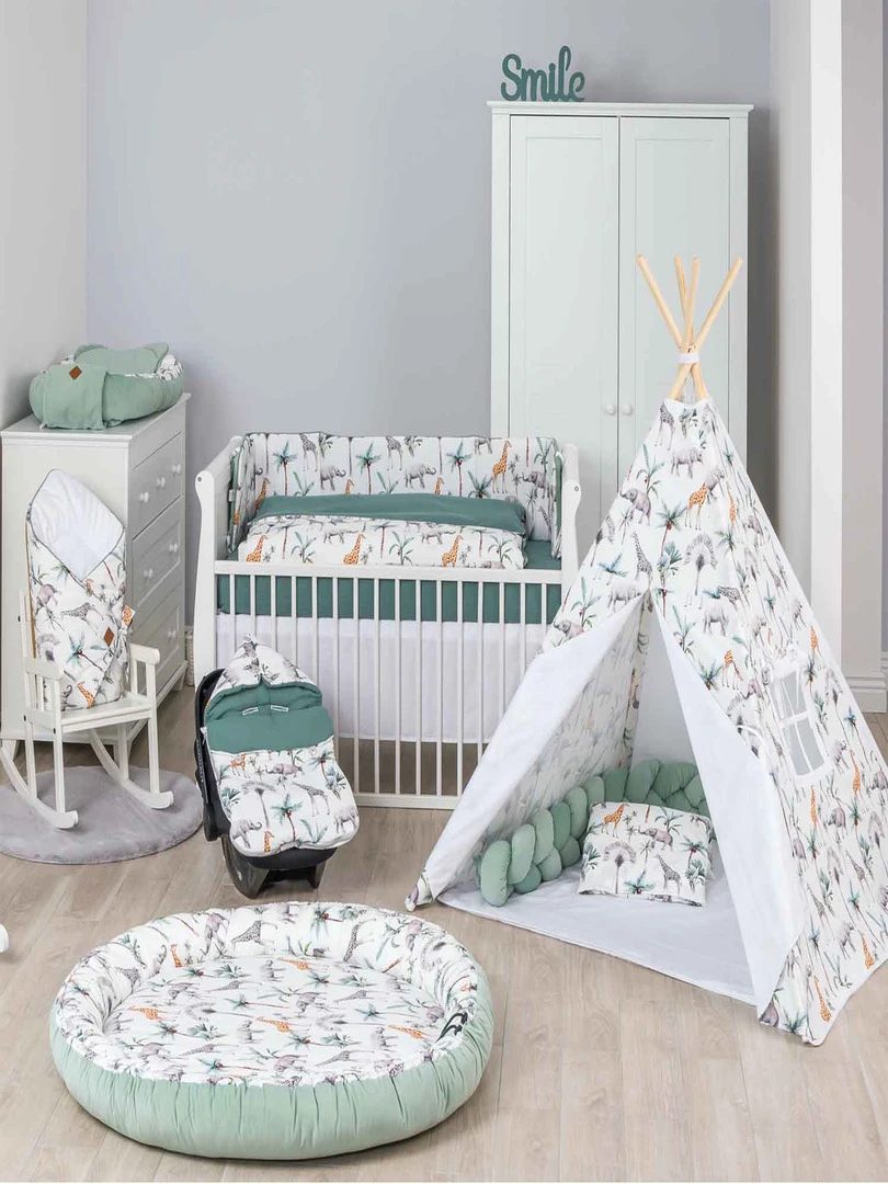 Lingettes Bébé Lavables 8 Pièces  Safari   N/A