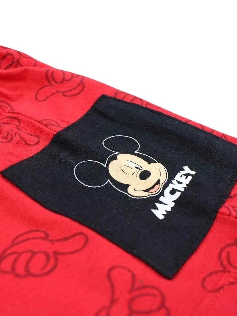 Disney   Ensemble T shirt short bébé garçon Imprimé Mickey   Rouge