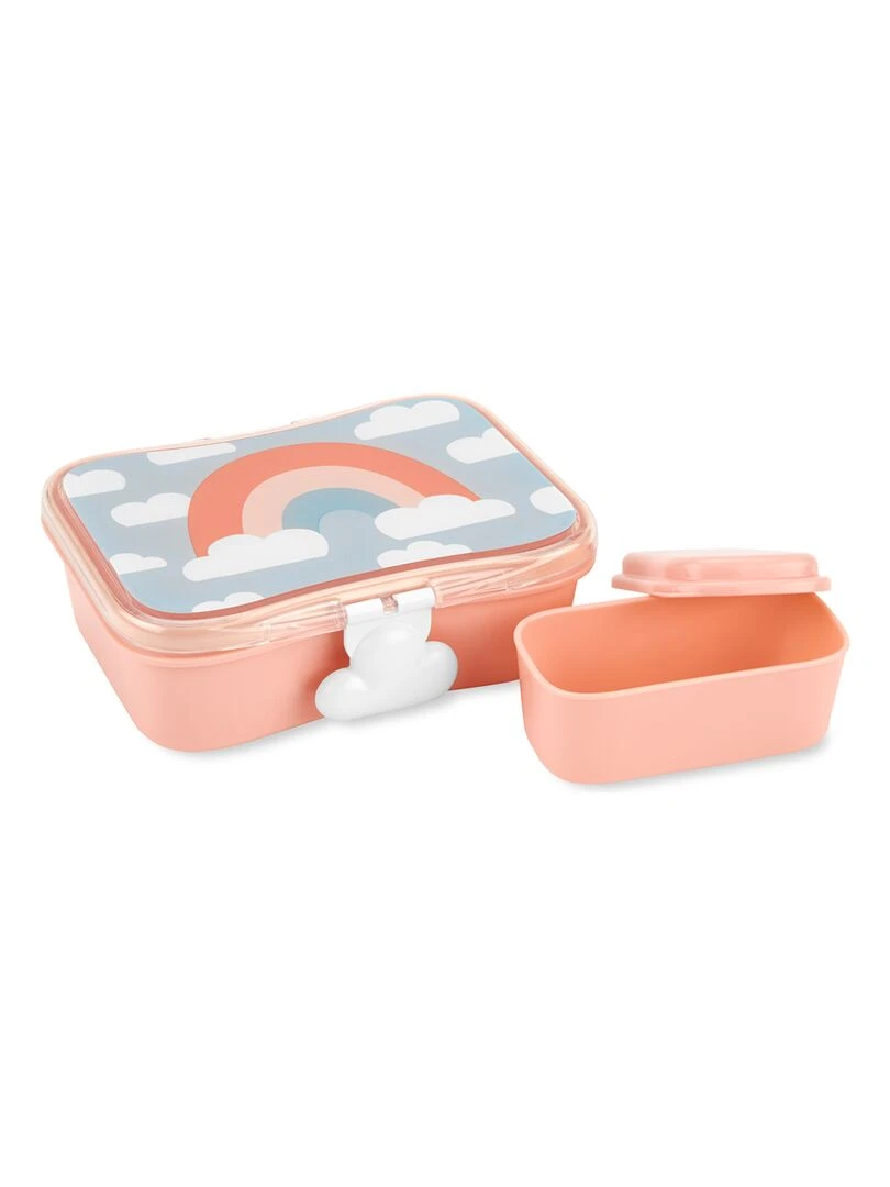 Lunch box Zoo arc en ciel   Bleu