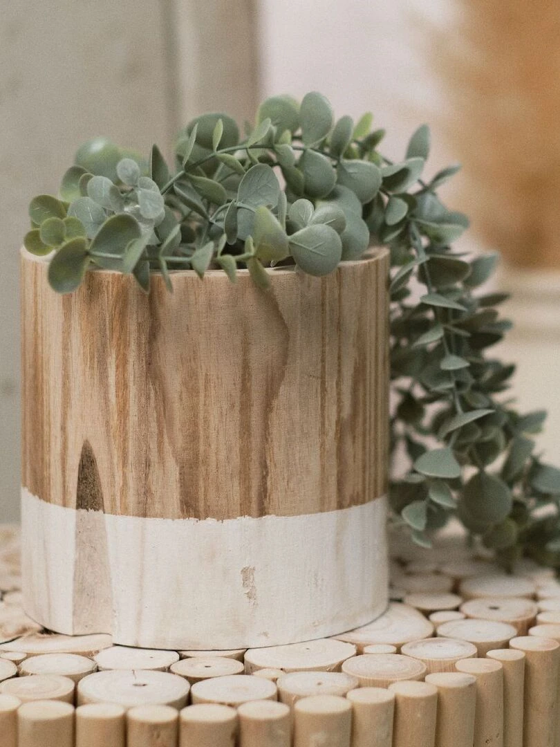 Cache pot 'INDIES' 'TODAY'   Beige