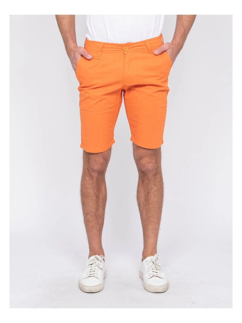 Bermuda chino lin BAGOLIN Orange