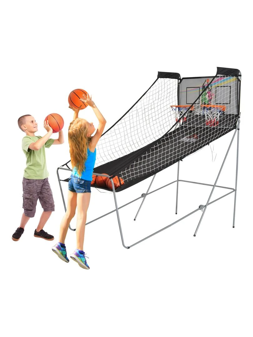 Panier de basket double panier   Noir