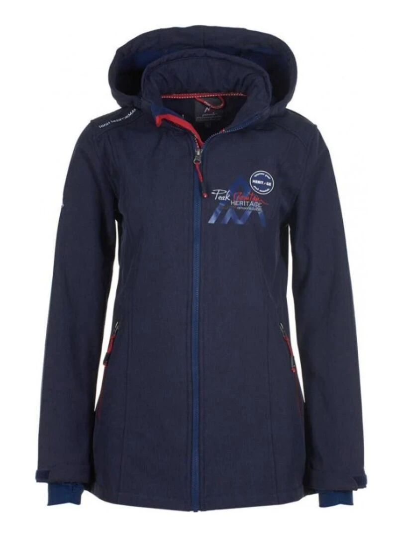 Blouson softshell femme AMONT PEAK MOUNTAIN Bleu marine