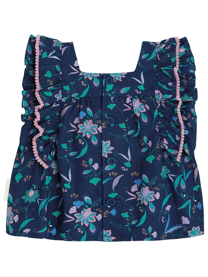 Blouse fille Mumbai Bleu