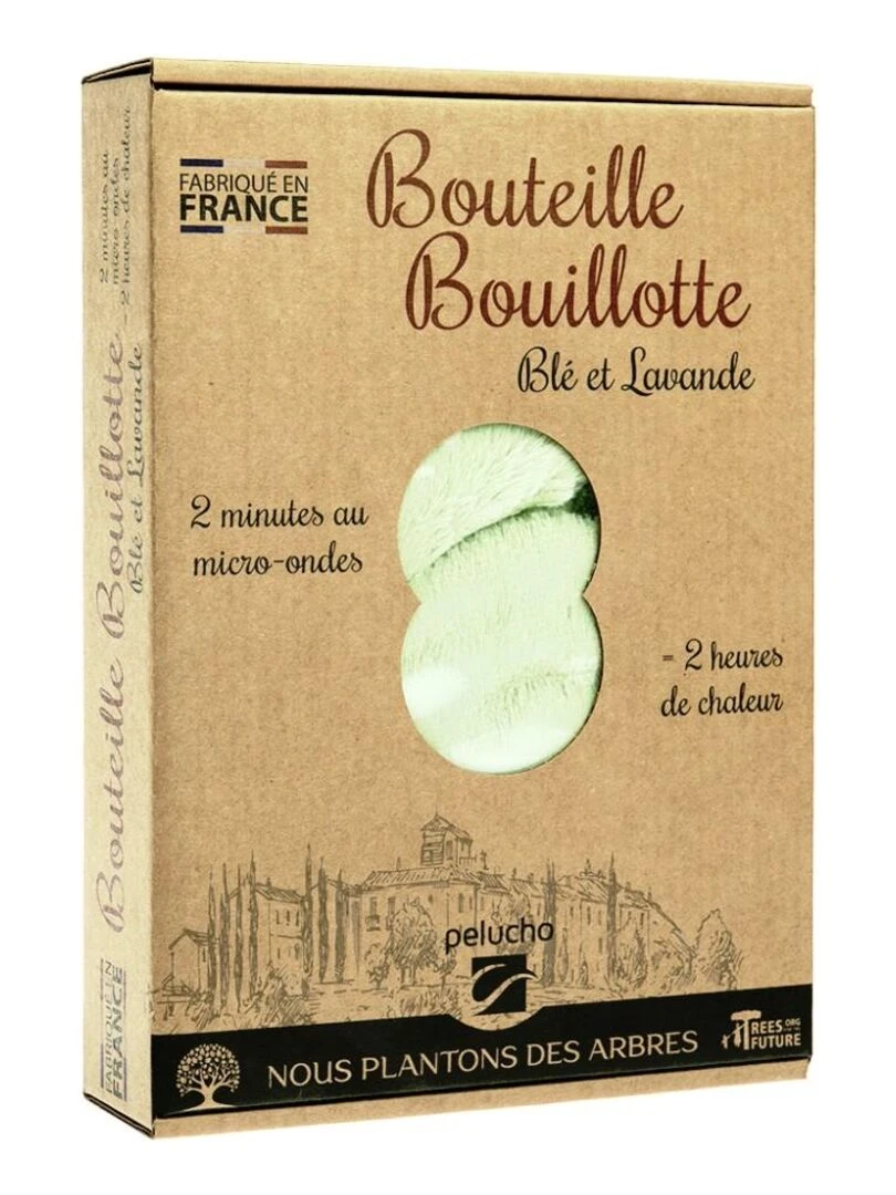 Bouteille Bouillotte micro ondes Vert Pastel   Made in France   Vert