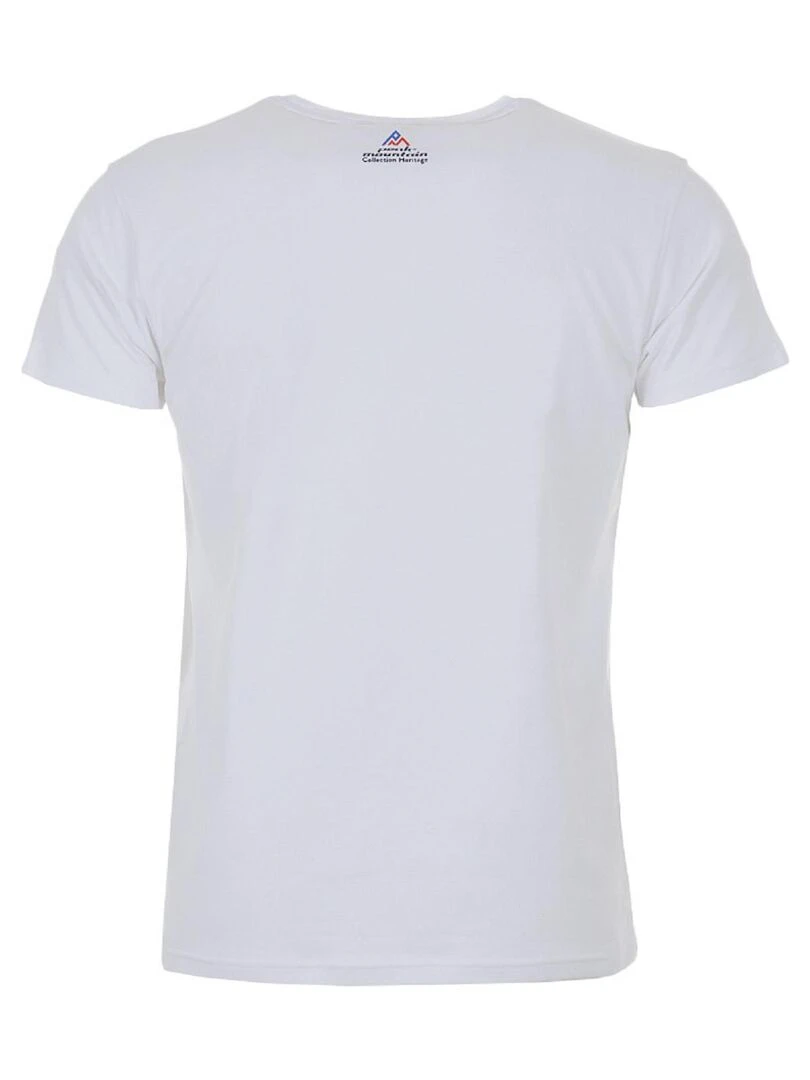 T shirt manches courtes homme CODA PEAK MOUNTAIN Blanc