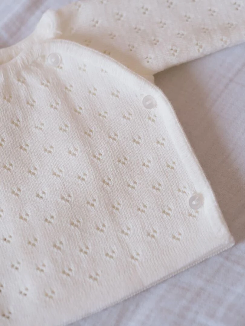 Brassière ajourée Blanc cassé