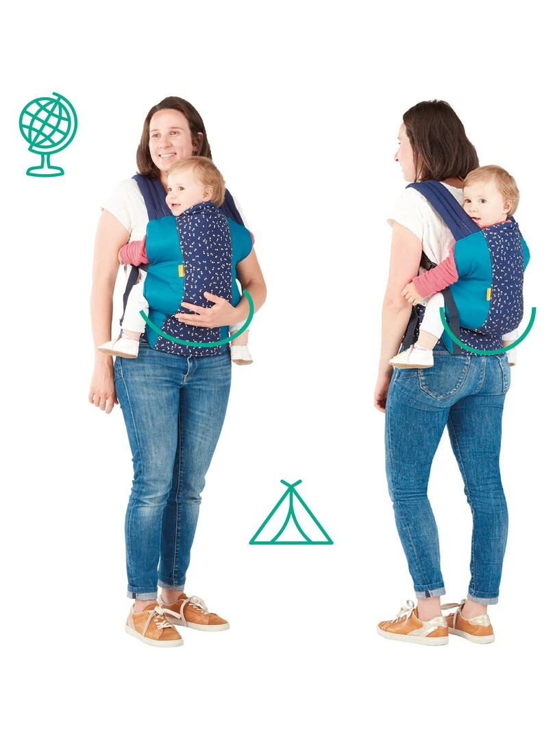 Porte Bébé 'badabulle'   Bleu