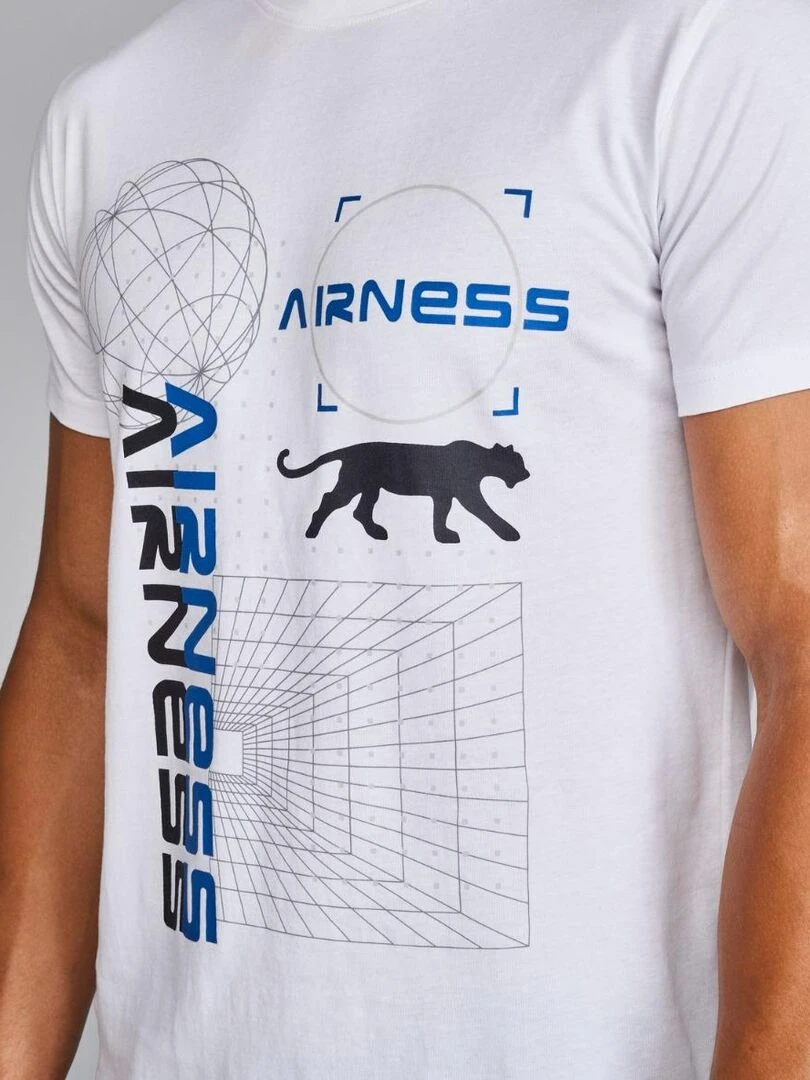 TEE SHIRT GALAXY Airness   Blanc