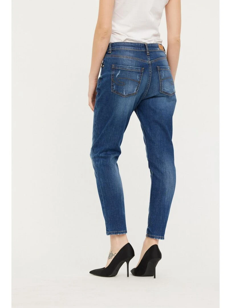 Lee Cooper   Jean coton boyfriend JOHANA   Bleu