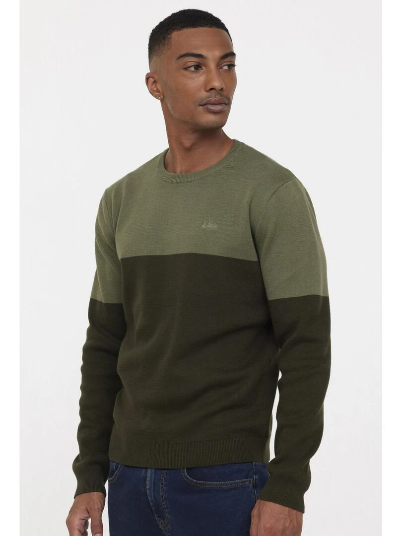 Lee Cooper Pull manches longues coton regular CAYU Vert