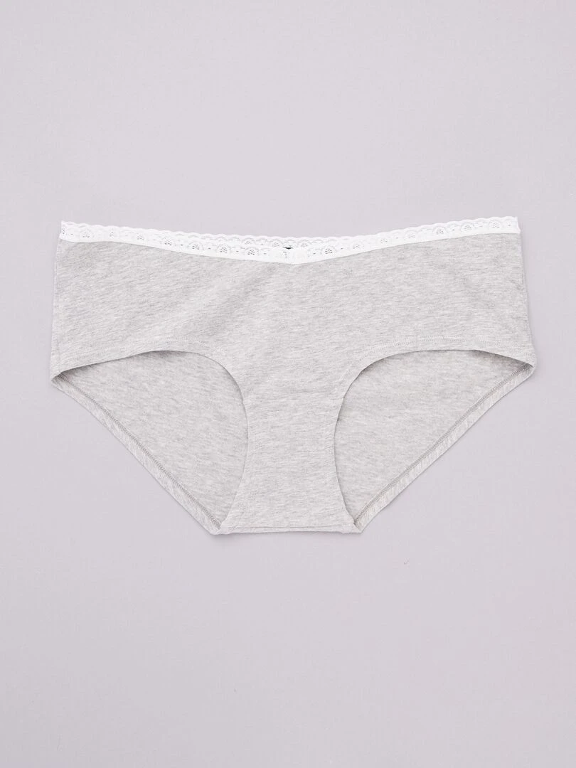 Lot de 3 shorties maternité   blanc/gris/marine