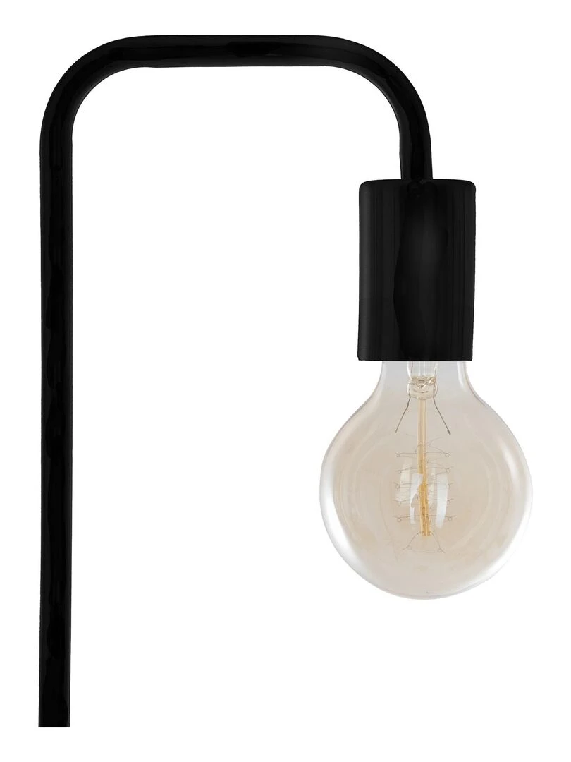 Lampadaire en métal Noir