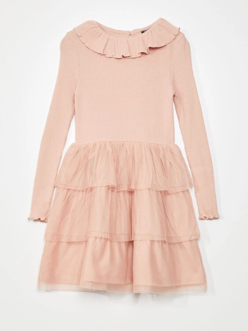 Robe en velours côtelé Rose