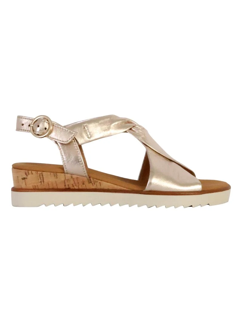 Sandale Cuir Gabor Lammnappa Beige