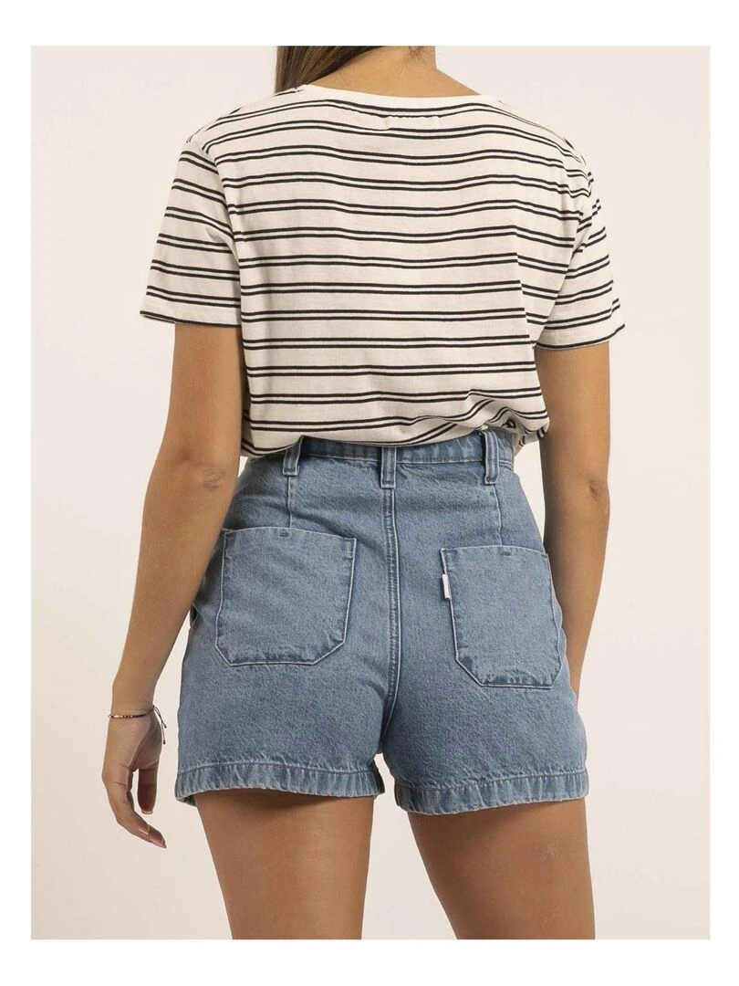 Short taille haute XOLINE Bleu