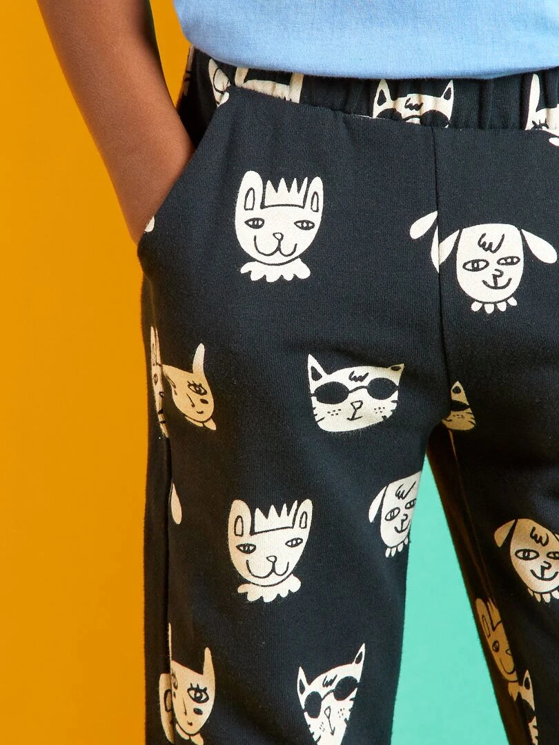 Pantalon en molleton X Little Bad Wolf   Noir