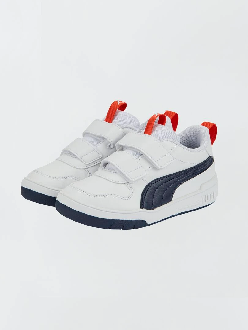 Baskets multiflex tricolore 'Puma' blanc