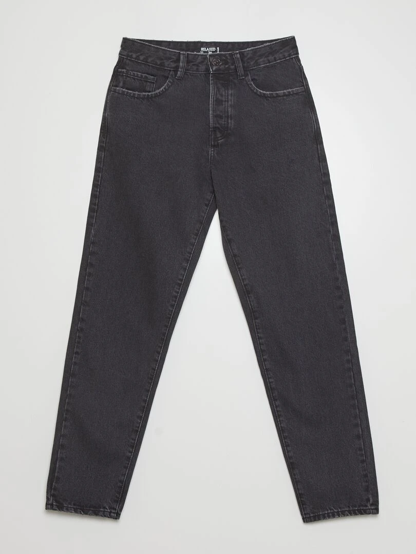 Jean droit Gris