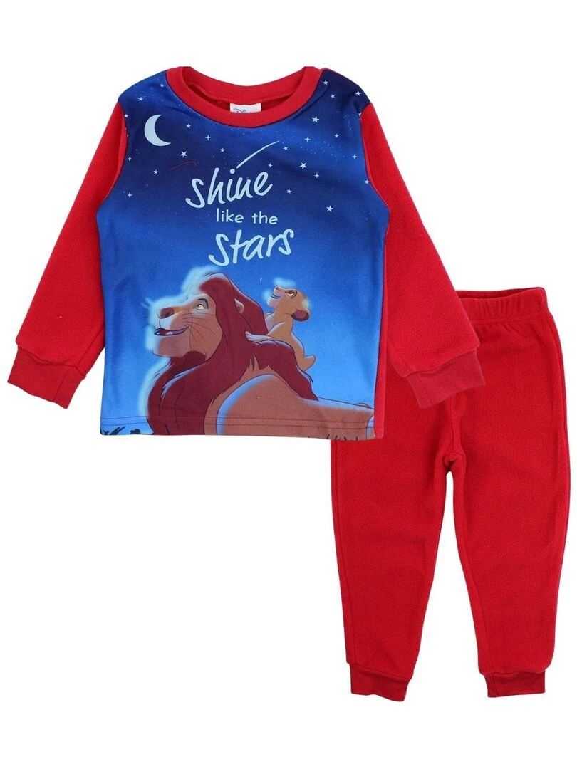 Disney Pyjama garçon imprimé Le Roi Lion Rouge
