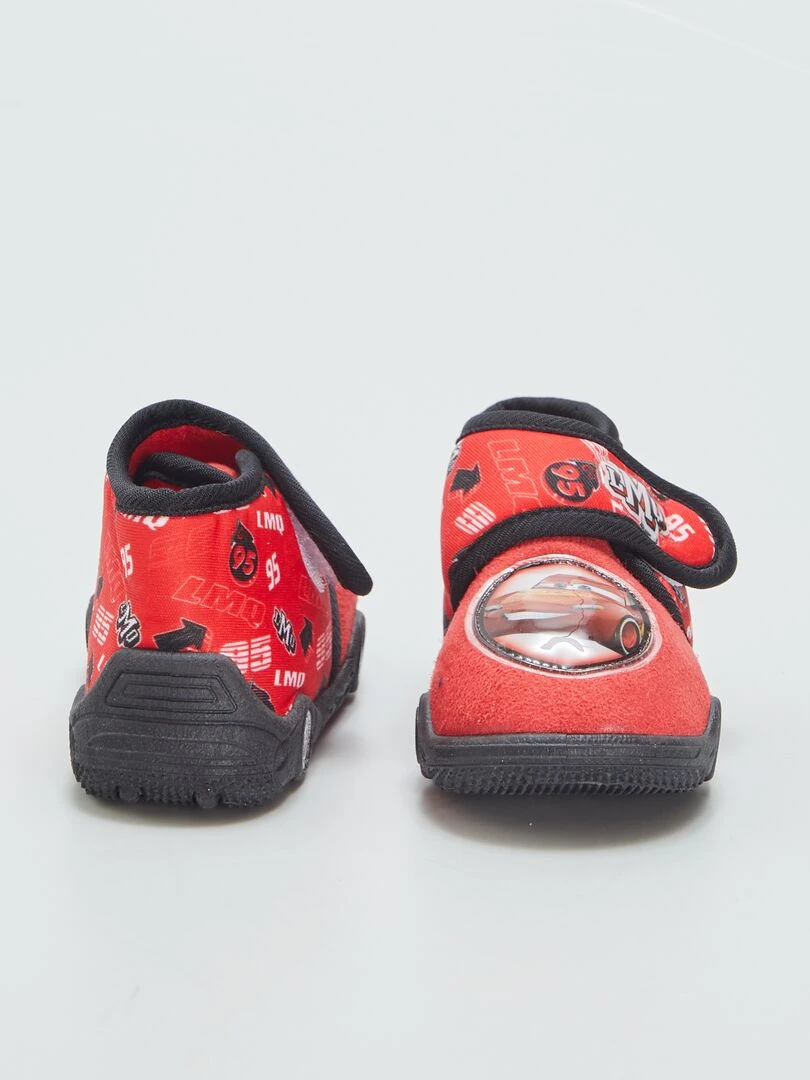 Chaussons à scratch 'Cars'   Rouge