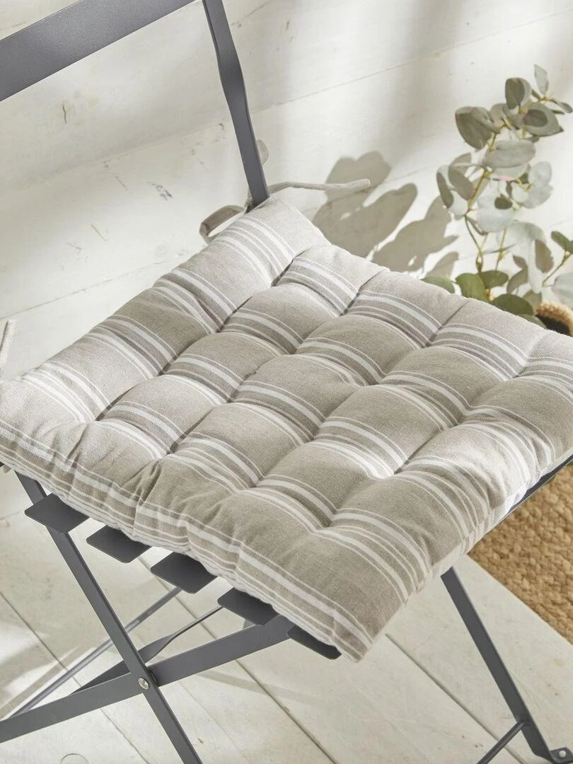 Assise matelassée imprimé 'CHARME' 'TODAY' Beige