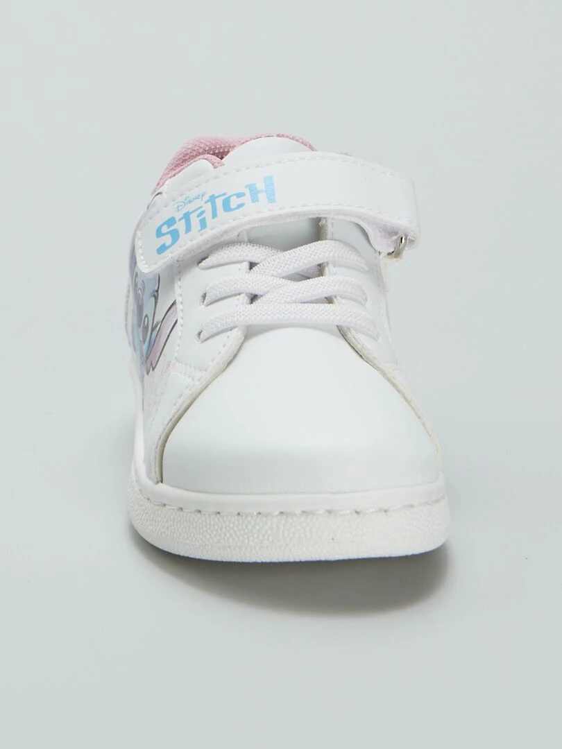 Baskets scratchées 'Stitch'   blanc