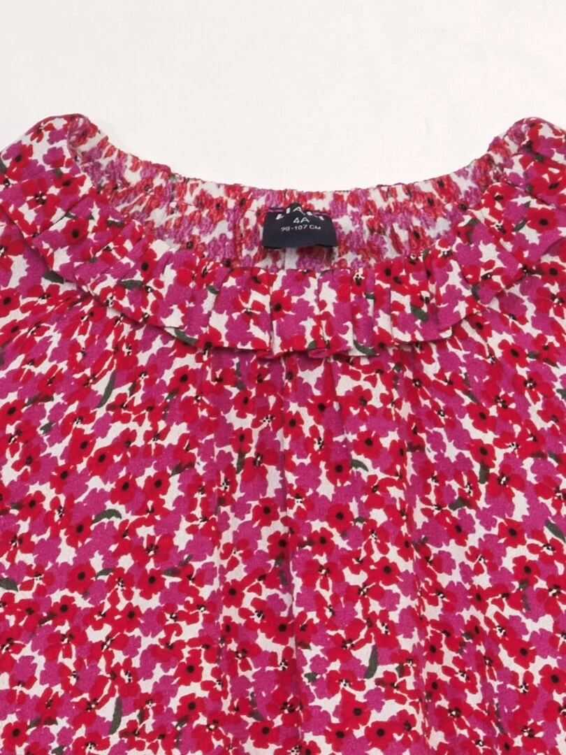 Blouse en viscose   So Easy   Fuchsia