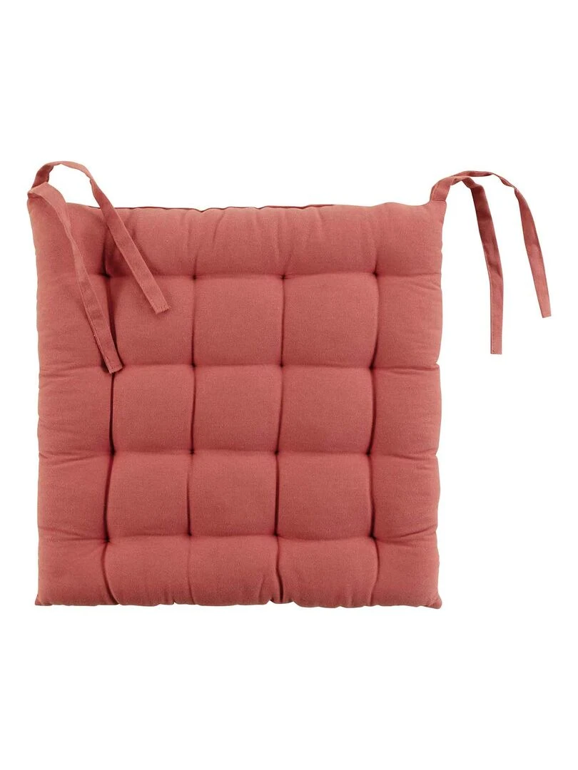 Assise matelassée coton Collection Bicolore Initia Marron