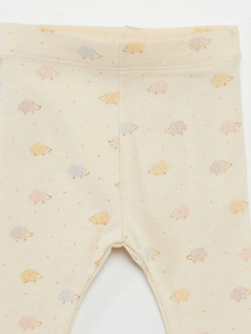 Legging long fantaisie Beige heri