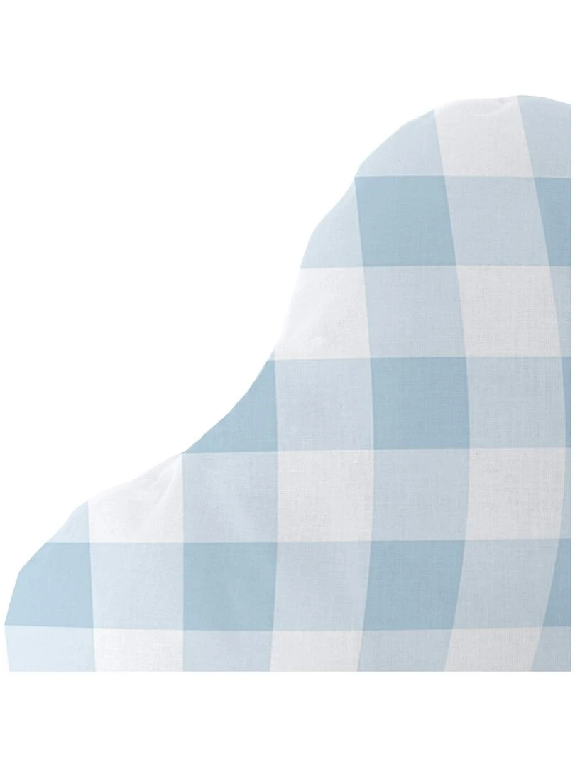 Coussin Vichy "Happyfriday" Bleu