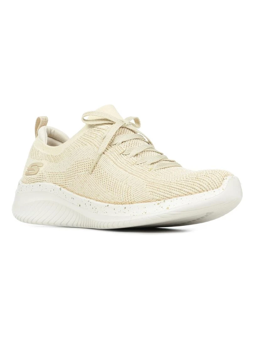 Baskets Skechers Ultra Flex 3.0 Let's Dance Beige
