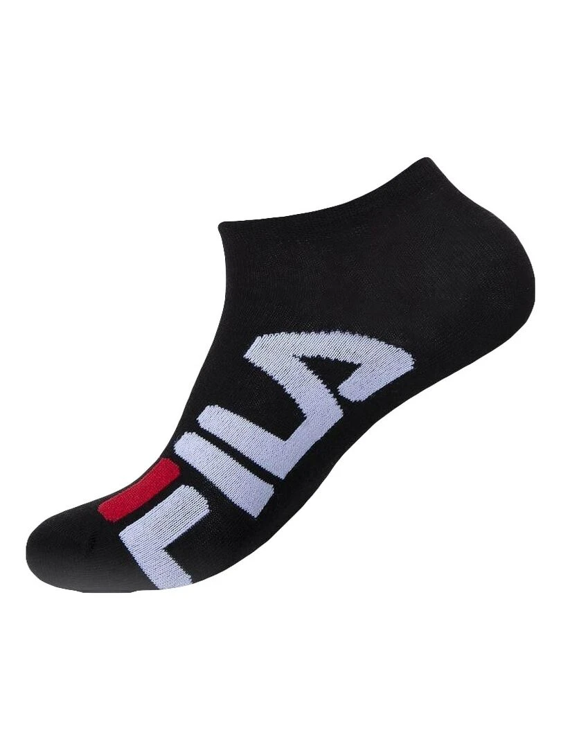 Lot de 12 Paires de Chaussettes socquettes homme Fila   Noir Blanc
