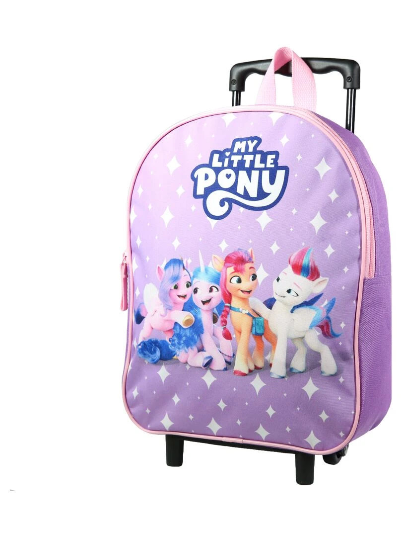 BAGTROTTER Sac à dos à roulettes 31 cm maternelle My Little Pony Violet Violet