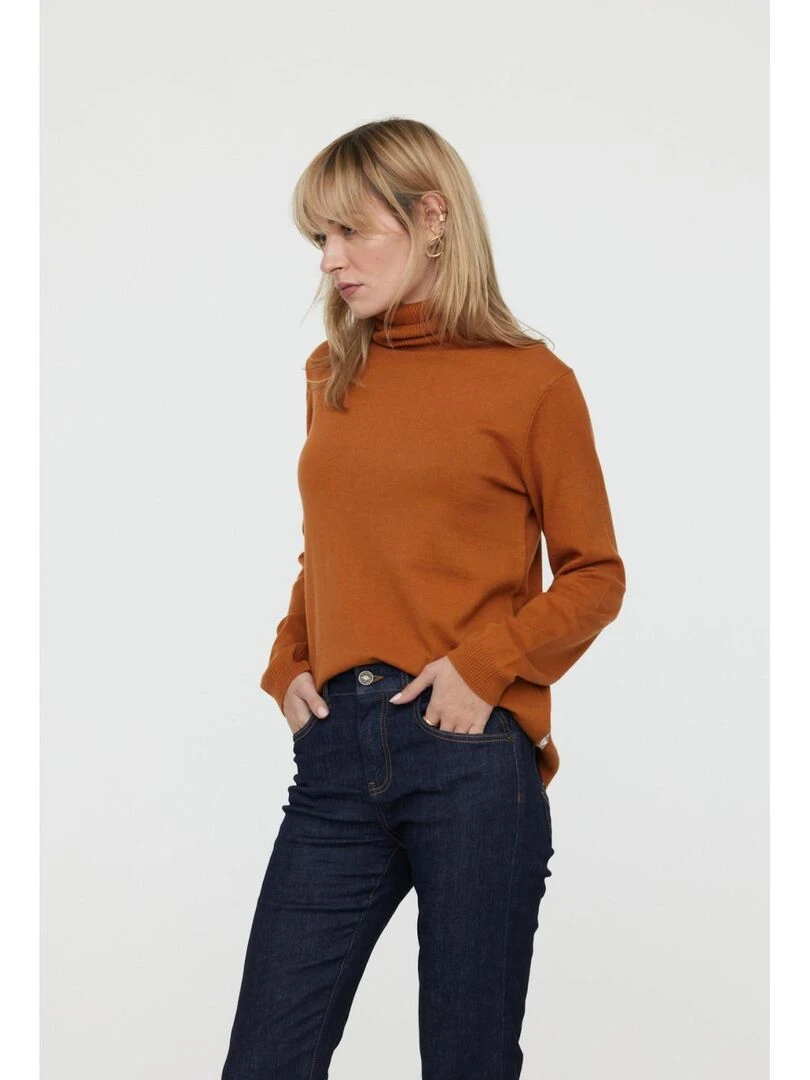 Lee Cooper Pull manches longues coton regular CINALI Marron