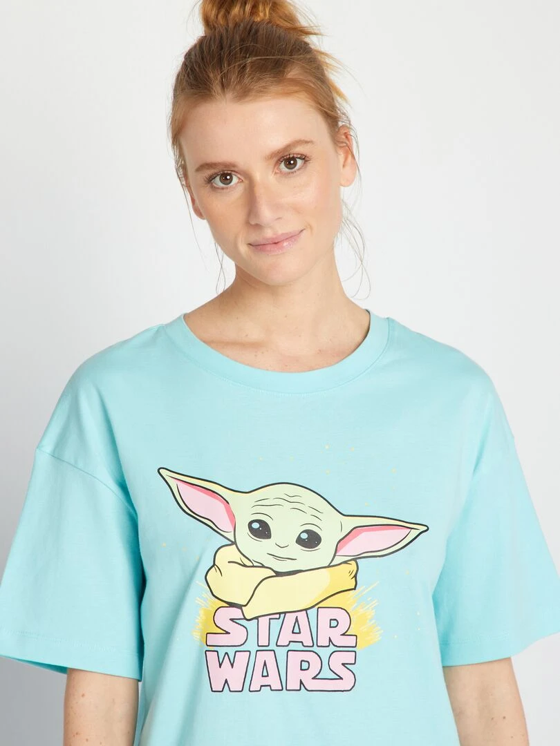 Chemise de nuit 'Star Wars'   Bleu