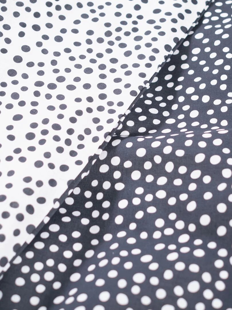 Parure de lit 'Panda'   1 personne   noir