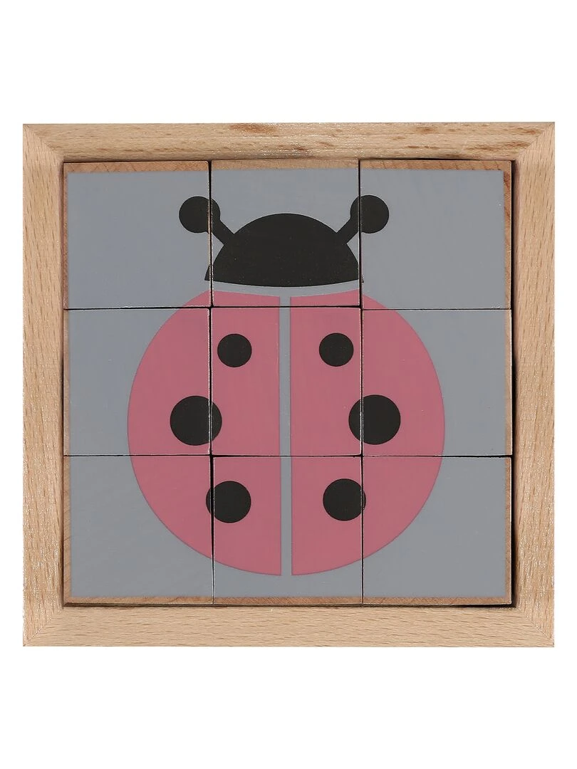 Puzzle cube animaux en bois N/A