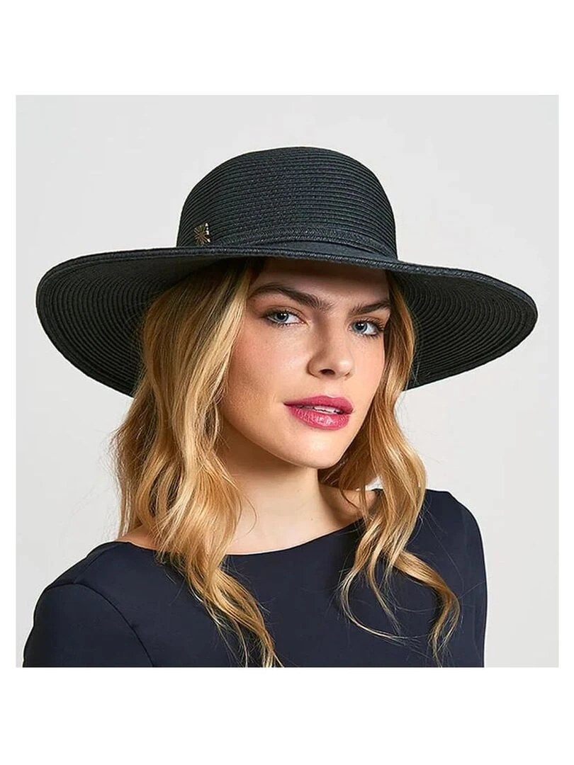 Chapeau souple/capeline Jurere Preto / UV Line Noir