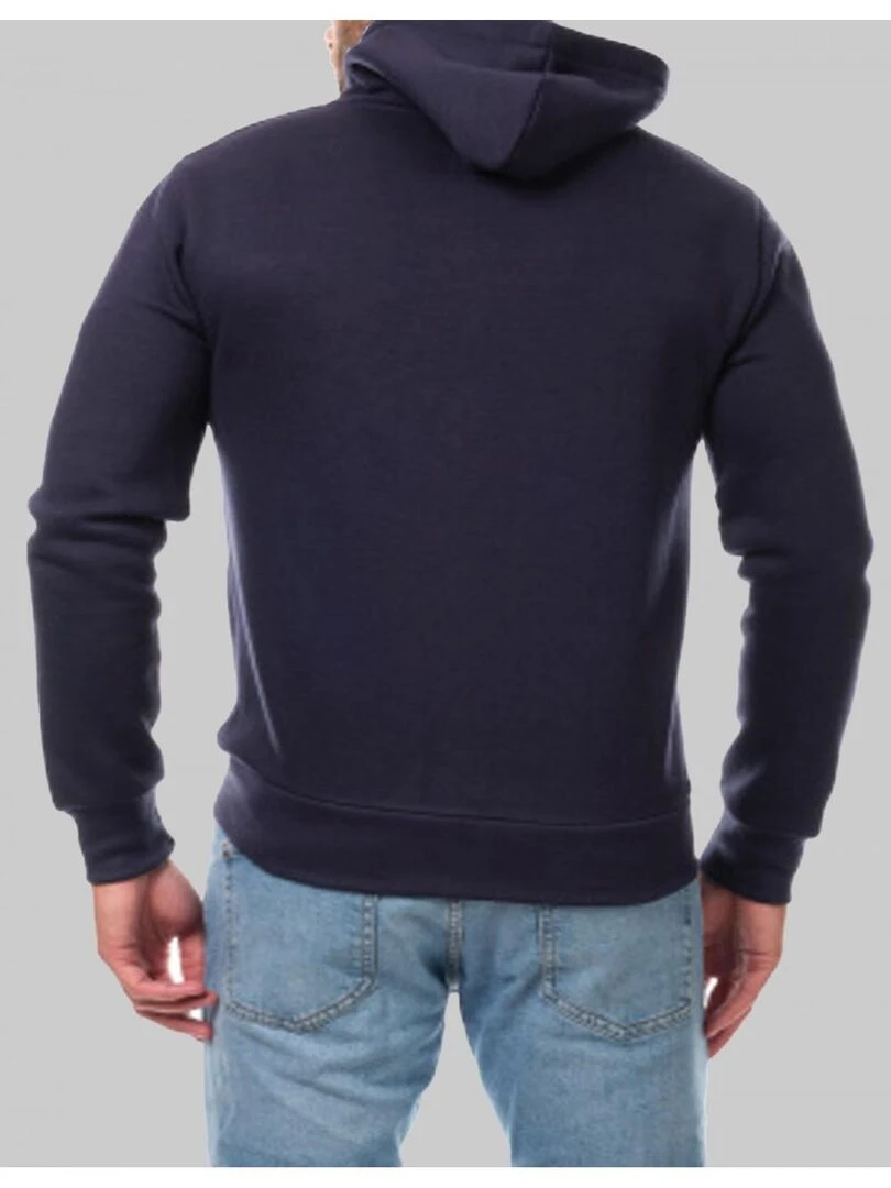 Sweat à capuche zippé Kebello   Bleu marine