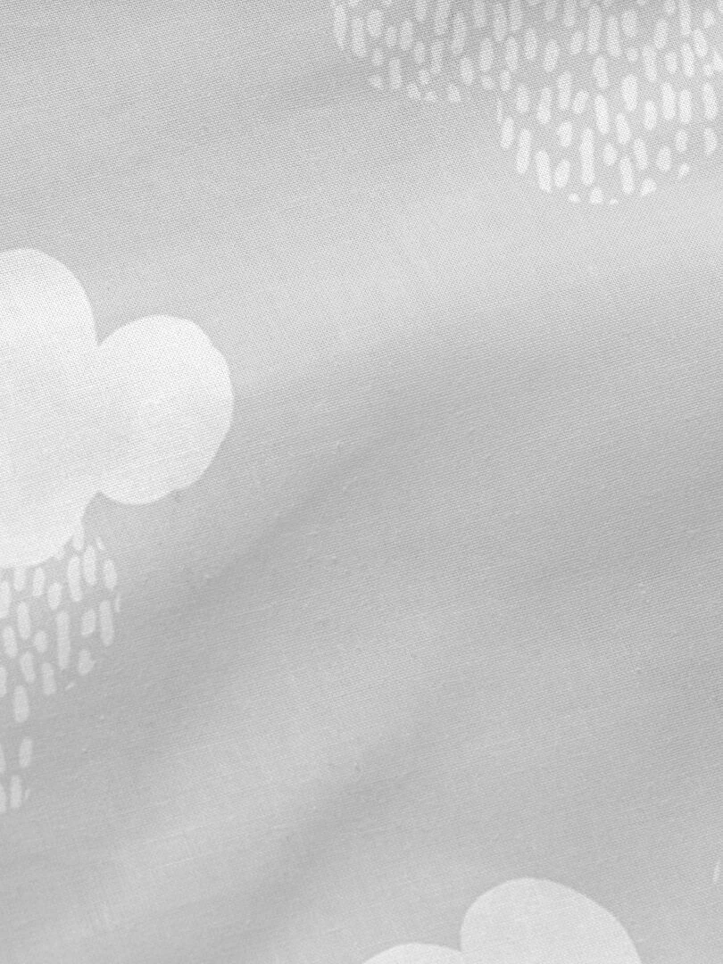 Couchage prêt à dormir Avec rembourrage Clouds "Happyfriday"   Gris