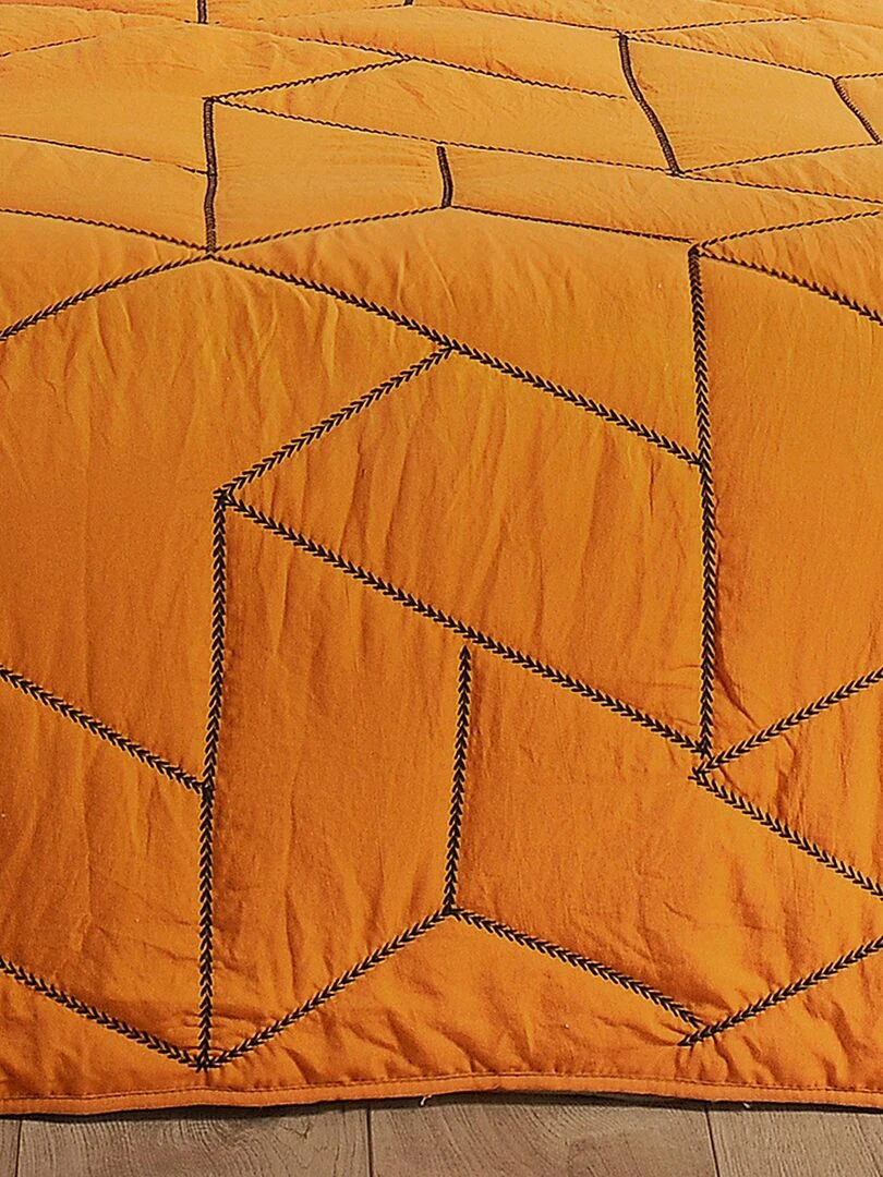 Jeté de lit Calisson   Orange