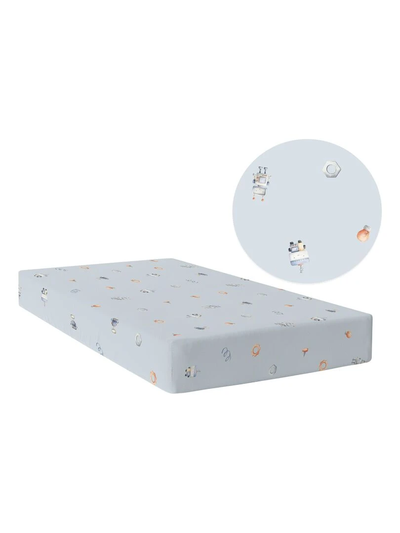 Drap housse Nut "Happyfriday" Blanc