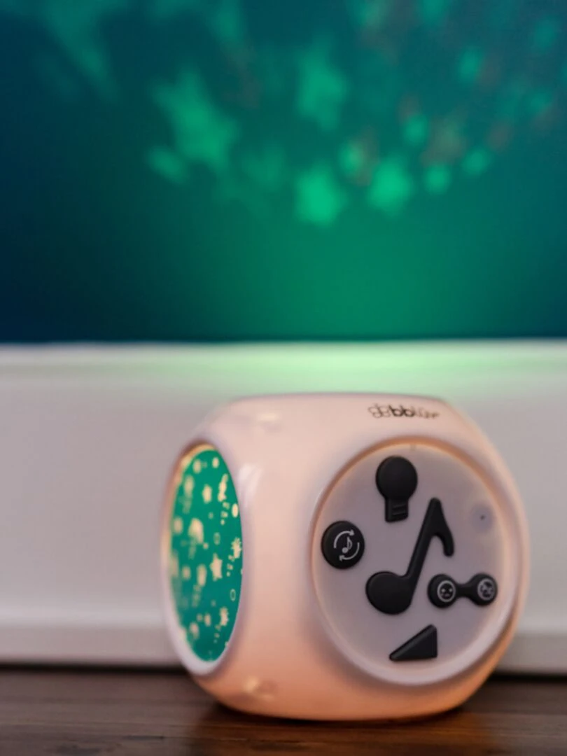 Veilleuse musicale avec projection Kübe   Bleu