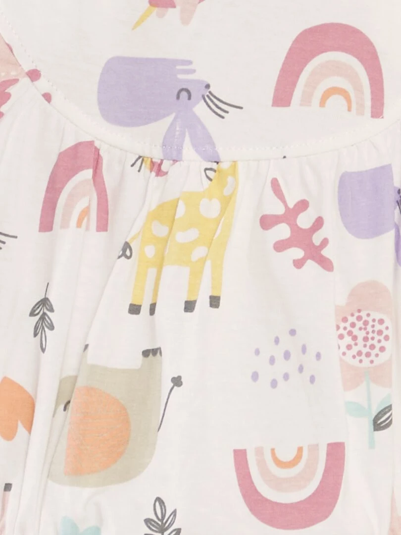 Ensemble bébé barboteuse + body + bandeau 3 pièces Beige