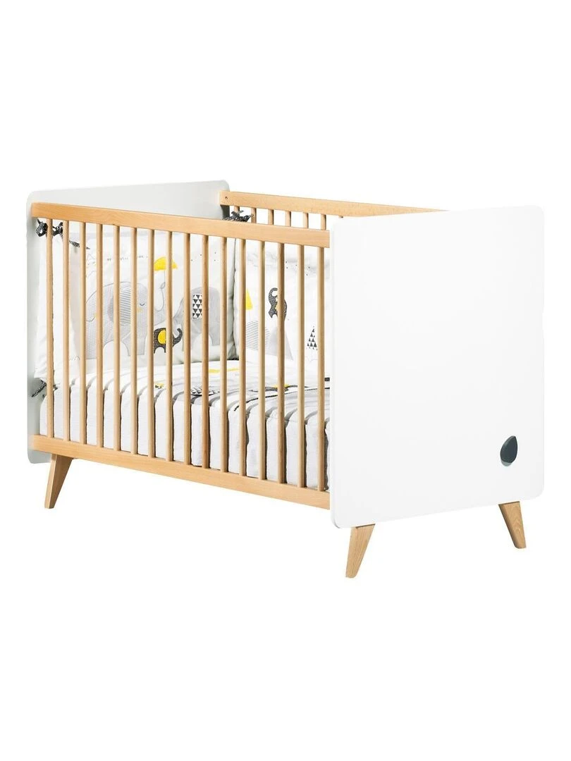 Lit bébé OSLO SAUTHON Blanc