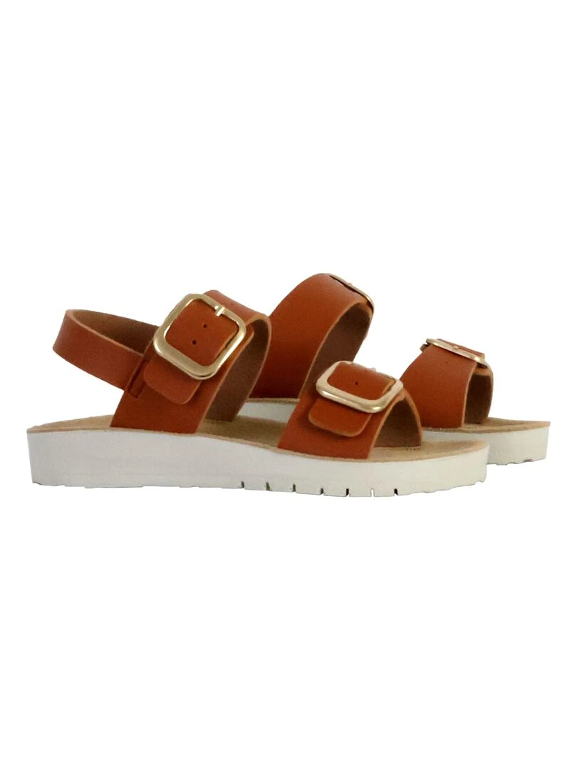 Sandales Cuir Enfant Geox Costarei   Beige