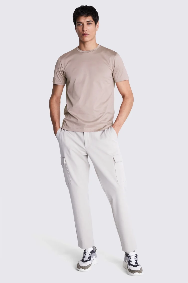 Light Grey Marl Crew Neck T-Shirt   Buy Online at Moss