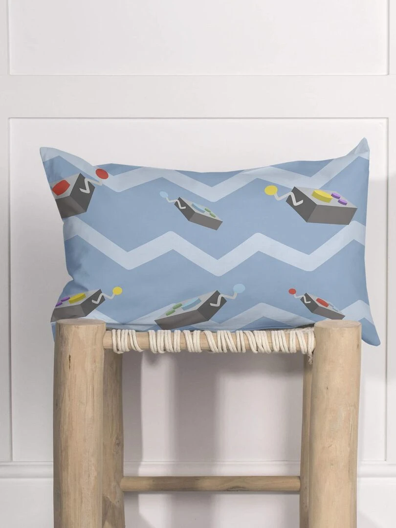 Housse de coussin Beep "Happyfriday"   Blanc